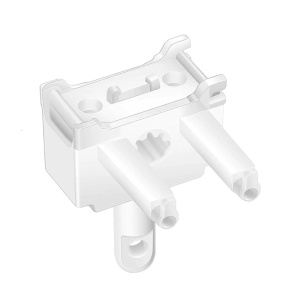 Vertical Blind Wand Control Replacement Parts White Easy Installation Control Rods for Home and Office Use 6/8/10Pieces