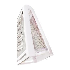 Professional Double Face Grater for Home Cooks and Cooks with Stainless Steel and Comfortable Ergonomic Handle