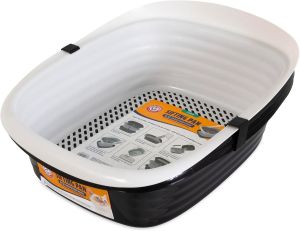 Arm & Hammer Large Sifting Litter Scoop Free Cat Litter Tray with Microban Made in USA