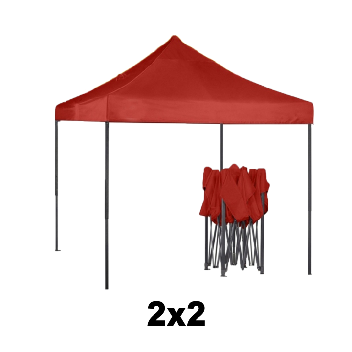 YMS 2x2 Portable Pop Up Canopy Event Tent Party Tent RED Lazada PH