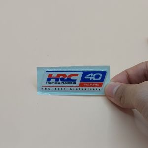Emblem HONDA HRC 40 TAHUN Anniversary TIMBUL 3D