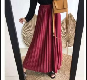 ROK WANITA PLISKET TERBARU/ ROK/ ROK PANJANG WANITA/ ROK PLISKET PANJANG / BAJU WANITA