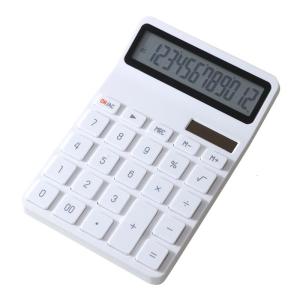 Precise 12 Digit Calculator Solar Power with Large Display for Classroom and Office Tasks