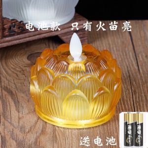 【现货正品】Electronic candle light充电LED电子七彩莲花灯佛供灯家用佛灯佛前供灯蜡烛长明灯荷花灯lahefushangmao 10.14【Stock Genuine Product】Lampu lilin elektronik boleh dicas semula lampu teratai berwarna-warni elektronik LED Buddha yang menawarkan lampu Buddha lampu depan Buddha lampu depan