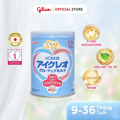 (ICREO SỐ 1) Lon Sữa Bột Dinh Dưỡng Glico Icreo Grow-Up Milk (820g/lon)