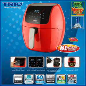 Trio Air fryer TAF-961 LED Display 6.0L Large Capacity Healthy Air fryer TAF961