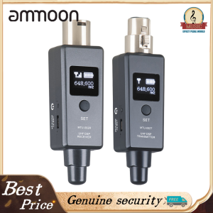 1 Pair Microphone Wireless System Micphone Wireless Transmitter System UHF DSP Transmitter & Receiver Mic/Line Two Modes for Dynamic/Condenser Microphone