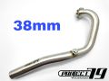 Manifold Yamaha Y15ZR Universal Stainless Steel Manifold Link Pipe 28mm 32mm 35mm 38mm Y15 Ysuku Y15 Modification Motor Accessories. 