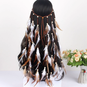 Boho hairband Lady headpiece cho trang trí tóc dài đạo cụ chụp ảnh kỳ nghỉ tiệc bãi biển lễ hội âm nhạc