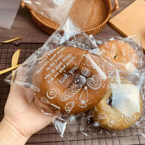 100pcs Transparent Bread Toast Food Sealed Packaging Bag Self-adhesive Plastic Clear Baking Handmade Pouch Bag