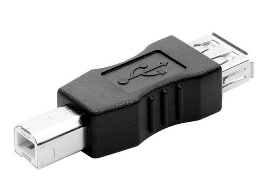 USB 2.0 AF to BM Type A Female to Type B Printer Port Male Adapter ...