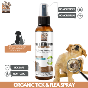 ORGANIC ANTI TICK AND FLEA KILLER FOR DOGS AND CATS Spray Martinas Tick and Flea Spray