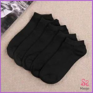 Maygo  ถุงเท้าข้อสั้น ถุงเท้าระบายอากาศดี เนื้อผ้านุ่ม (เลือกสีได้)