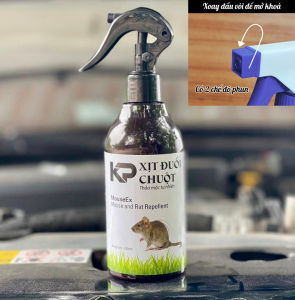 Dung Dịch Xịt Chống Chuột KP 300ML Công Nghệ Đức - Mùi Quế Nguồn Gốc Thảo Mộc An toàn Xua Đuổi Chuột Gián Côn Trùng