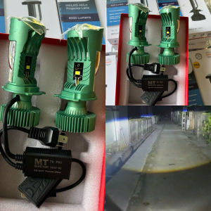 Mẫu Đèn Pha Bi Cầu T9 Pro 90W Mới Nhất – Ánh Sáng Siêu Mạnh Lắp Như Zin Không Cần Độ Chế