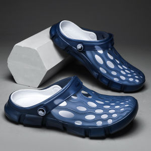 La Maniere 2025 Mens Rubber Beach Clog Jelly Sandals for Summer Motorcycle Water Sport Casual Shoes Slides Flip Flops 2309