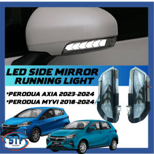 Perodua Myvi 2018-2023 Axia 2023-2024 SEAdvance Dynamic Dragon Scale Side Mirror Led With Signal Running MYVI AXIA