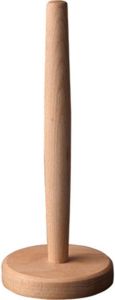 Firlar Wooden Paper Towel Holder Countertop Vertical Tissue Holder Rack Bamboo Paper Towel Stand for Kitchen Living Room Bedroom Home Decoration