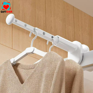GIFTIDEA Travel Drying Rack Portable Indoor Folding Hanger No Punching and Retractable Drying Rack