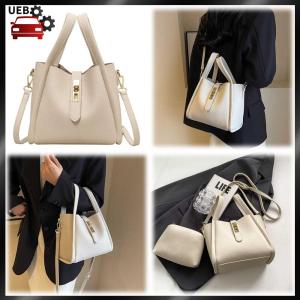 [Ueb Wholesale Mall] Shoulder Bag for Women Magnetic Closure Crossbody Bag PU Leather with Inner Bag Satchel Bag Handbag for Work Travel