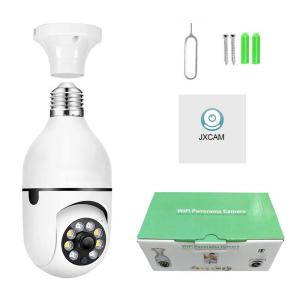 2.4G Wifi E27 Bulb Surveillance Camera 2MP Night Vision Automatic Human Tracking 4X Digital Zoom Video smart home Security Monitor 32 64 128GB
