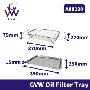 GVW Buffet Tray Set Oil Filter Tray Makanan Oil Strainer Cooling Tray Penapis Minyak Masak Kitchen