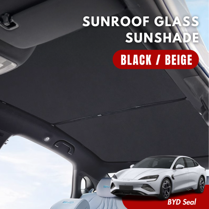 BYD Seal Sunroof Sunshade with Storage Bag Glass Roof Sun Shield Heat UV Insulation Nano Ice BYD