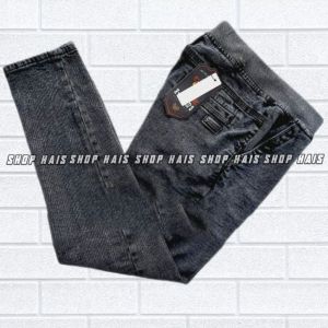 Celana Jeans Pria Pinggang Karet - Celana Jeans Panjang Pria Rip - Terlaris