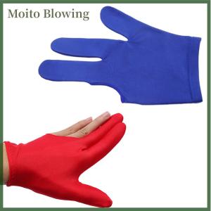 Moito Găng tay chơi bi-a bằng nylon 3 ngón chuyên nghiệp Găng tay chơi bi-a bi-a
