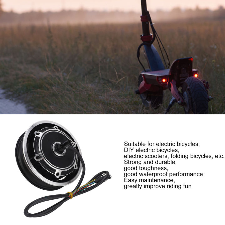10in Electric Scooter Hub Motor, Waterproof 48V 500W E Scooter Front