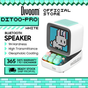 Divoom Ditoo Pro Global Version Pixel Art Bluetooth Speaker - White