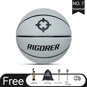 Rigorer Austin Reaves Basketball Size 7 Pu Leather Wear-Resistant Indoor/Outdoor Training Ball with Pump+Needle+Bag