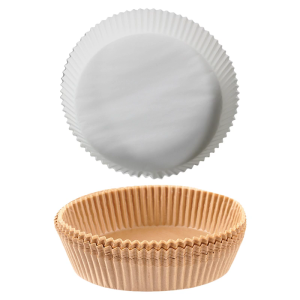 Pack Of 50 Round Air Fryers Parchment Sheets Grade Nonstick Baking Paper For Oven Microwave Cooking Oilproof Disposable