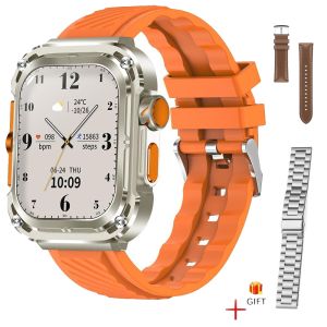 2024 NEW SmartWatch Z85 Max With 2 Different Straps Square Screen Waterproof Compass NFC Inteligente Smart Watch