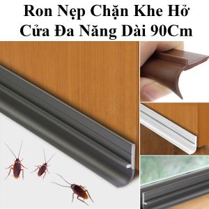 Ron Nẹp Chặn Khe Hở Cửa Chống Côn Trùng Nước Mưa Chống Bụi Đa Năng Dài 90Cm