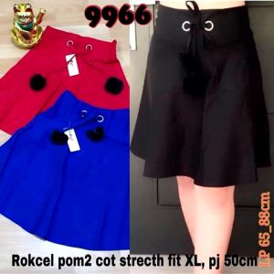 Des Rok Pom 9966 Impor Rok Span Panjang 50 cm