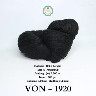 KATALOG - Benang Rajut Wool / Wol / Siet Yarn 200 gram VONEL (BENTUK HANK TIDAK DIGULUNG) PART 1