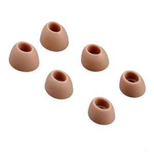 1 Set Soft Silicone Earbuds Tips Oval Designing for Noise Cancelling Neckband Earphones for w300bt Various In Ear Models