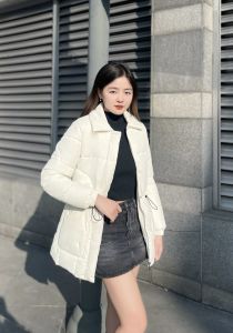[Voucher 15% MOV 199K cap 100K Áo Khoác Phao Nữ 3 Lớp Dáng Lỡ Rút Eo HeraDG Thiết Kế Túi Ốp Dây Rút Eo Bo Tay Ấm Áp Cổ Đức Thời Trang WJKBC3016