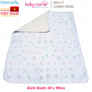 Set 2 Tấm Lót Chống Thấm Mamaru Nhiều Kích Thước Cho Bé 0M+