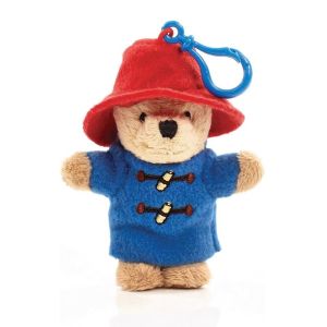 Free Shipping ！New Cute Paddington Bear Plush Doll Key Chain Chain School Bag Pendant Accessories Small Pendant ChildrenS Plush Toy 11X4X2Cm