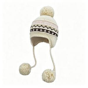 K9SEQ Ear Protection Knitted Woolen Hat Soft Lightweight Cycling Cap Insulated Warm Beanie Hat Women