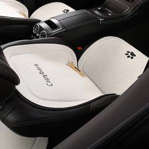 New Arrivals Capybara Car Seat Cover Flax Universal Cushion Cartoon Cute Car Seat Cover AutoAccessories