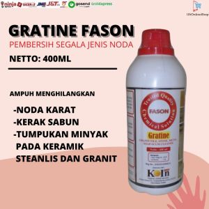CAIRAN PEMBERSIH GRANITE GRANIT FASON GRATINE 400ML NODA BATU ALAM KACA PORSELIN KERAMIK KASAR STAINLESS 400 ML