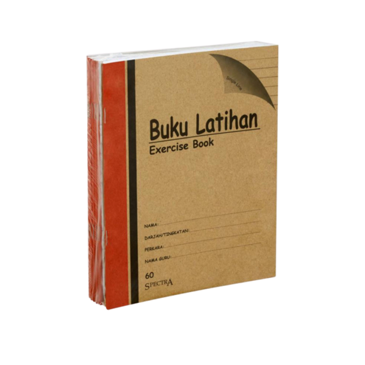 Buku Latihan Single Line 60pgs 80pgs 120pgs Exercise Book Lazada