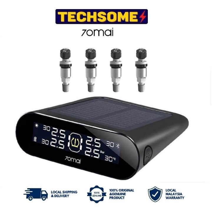 70Mai TPMS Tire Pressure Monitoring System Lite 70 Mai Tire Air Monitor ...