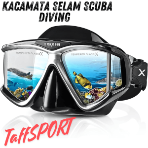 COD TaffSPORT Kacamata Scub Selam Pria Dewasa Anti Masuk Air kacamata renanag Snorkeling M22