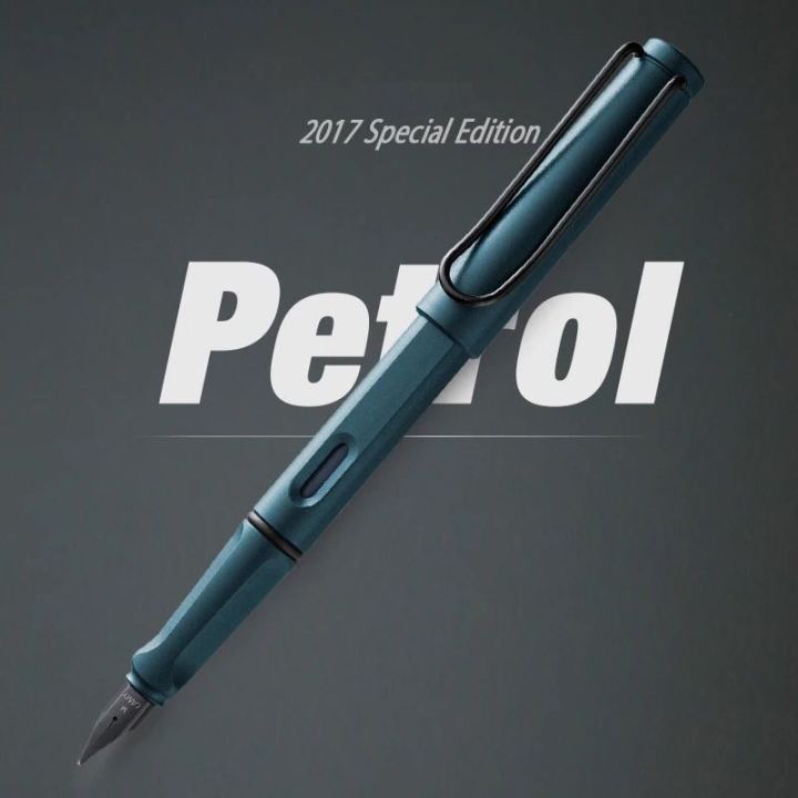 Ship today】Lamy Safari Fountain Pen Petrol 2017 Limited Edition