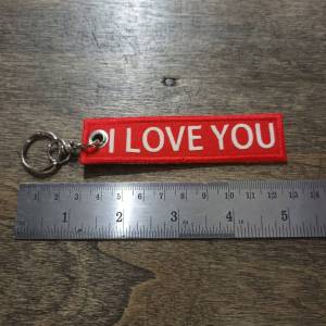 Tec40 TAG Keychain I LOVE YOU พวงกุญแจ ไรท์สาระกับครูแว่น Tec40store