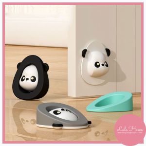 2 IN 1 Cartoon Door Handle Stopper Punch-free Mute Anti-collision Block Door Wedge Home Office Self Adhesive 防撞垫